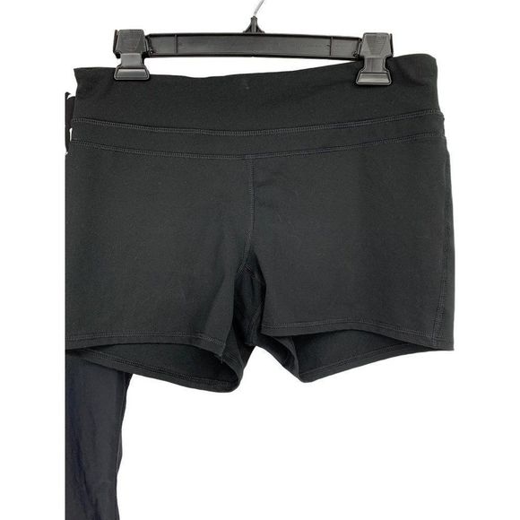 Old Navy Active Lot Of 2 Workout Shorts Top Black Large 1803 - Picture 3 of 8